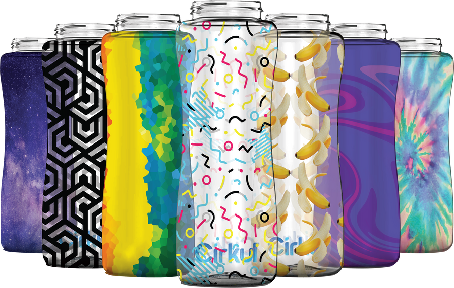 Custom 32oz. Plastic Bottle & Comfort Grip Lid