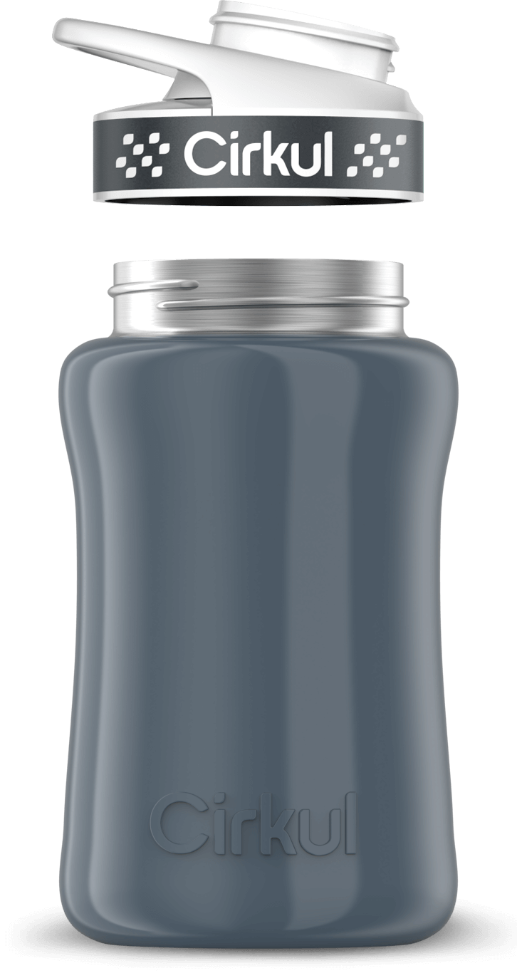 Add-on: 12oz. Stainless Steel Bottle & Comfort Grip Lid