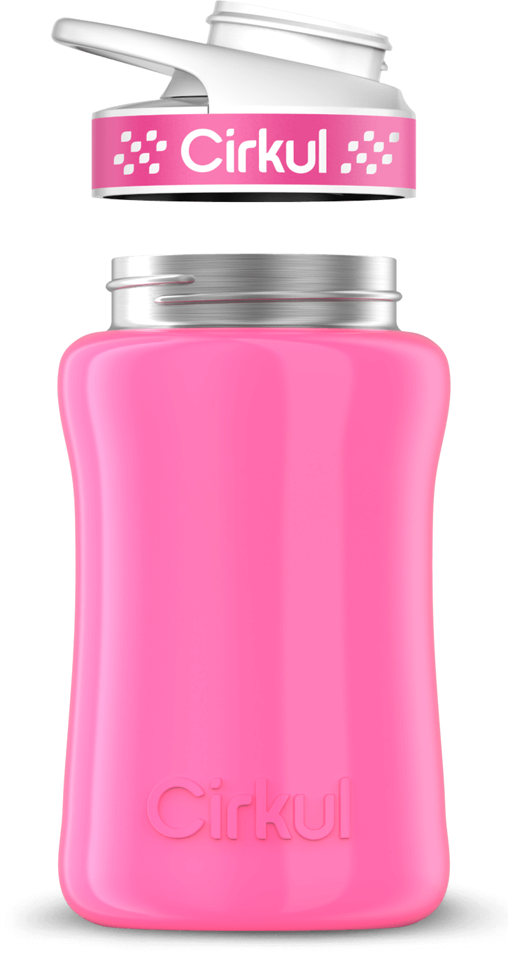 Add-on: 12oz. Stainless Steel Bottle & Comfort Grip Lid