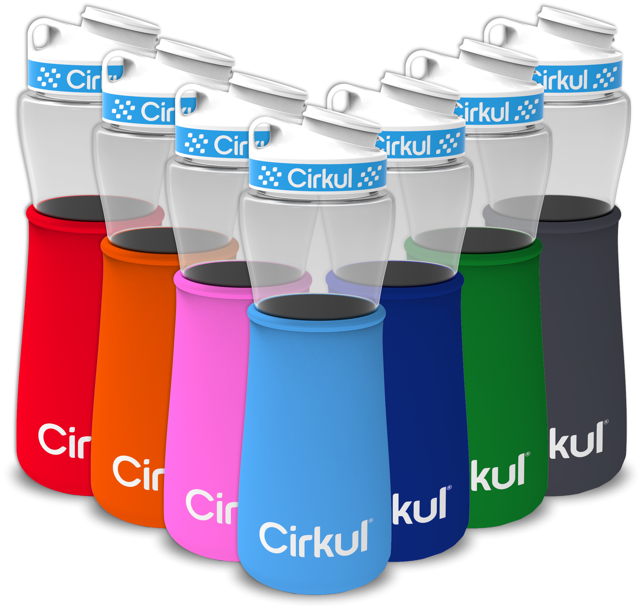 Reward: 22oz. Plastic Bottle & Comfort Grip Lid + 22oz. Chill Sleeve