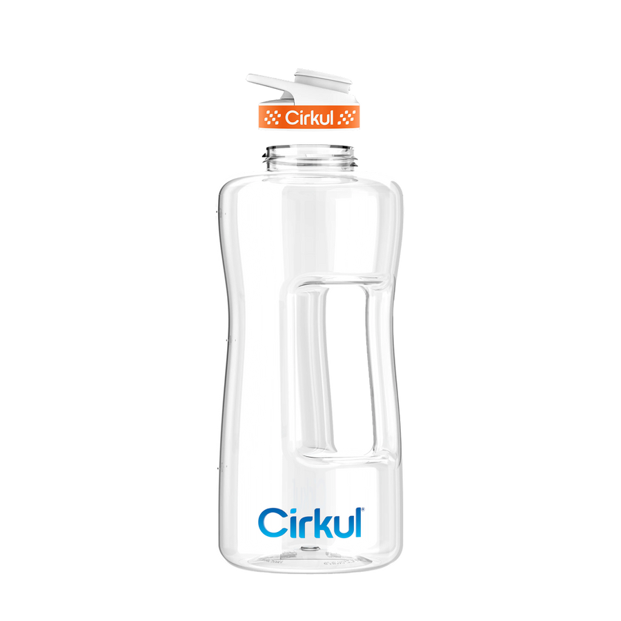62oz. Plastic Bottle & Comfort Grip Lid