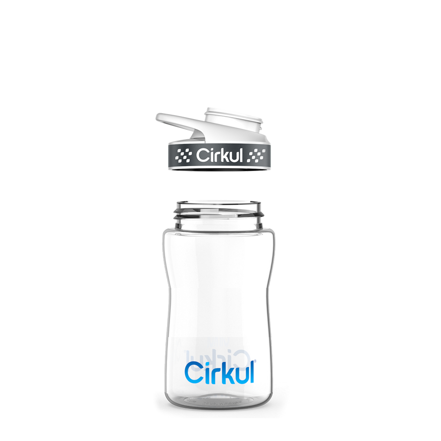 12oz. Plastic Bottle & Comfort Grip Lid