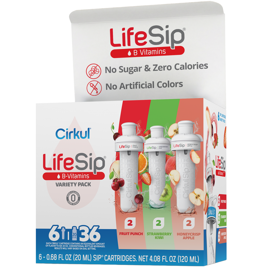 CX: LifeSip Flavor Cartridge Variety Pack, 6-Pack