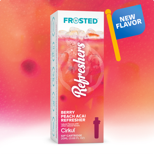 Add-on: Frosted Berry Peach Acai Refresher